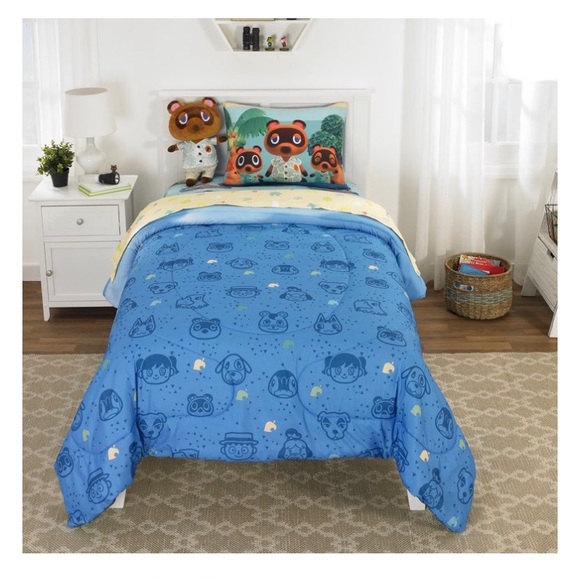 Animal Crossing Comforter and Sham Set, Twin/Full New - Picture 3 of 12